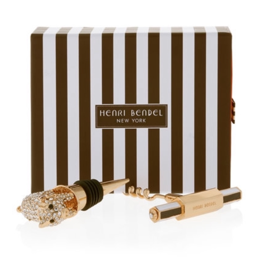 Henri Bendel Henrietta Cork screw & bottle stopper